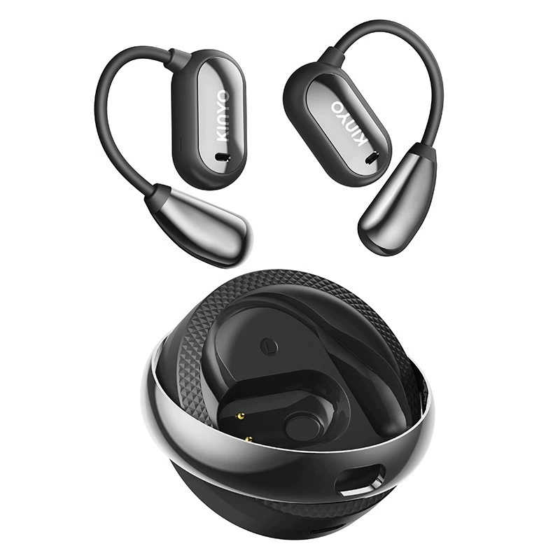 Новая открытая Bluetooth-гарнитура действительно беспроводная, с долгим временем работы от батареи, шумоподавление, вращающаяся портативная магнитная спортивная гарнитура