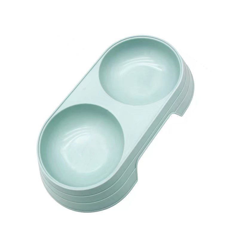 Macaron para mascotas doble tazón para gatos tazón para perros tazón para perros alimento para mascotas para comer y beber agua 2 en 1 artículos para mascotas