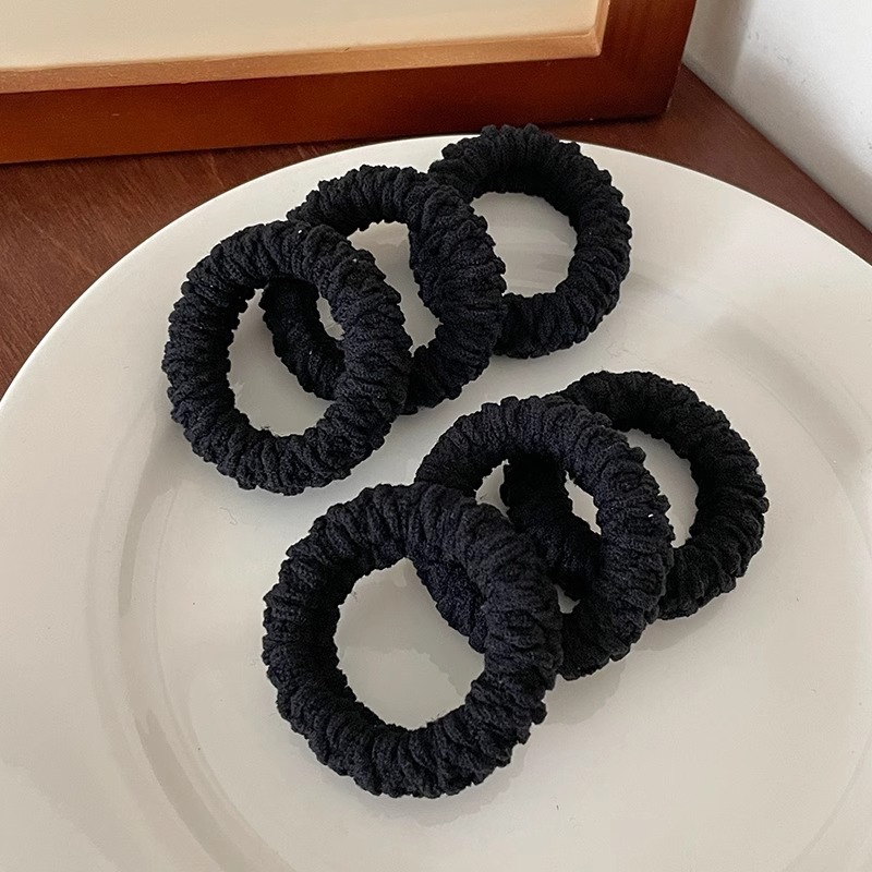 Cuerdas de cabello de cola de caballo de alta altura gruesa y gruesa de alta elástica 2025 nuevo cabello de alta calidad de banda de goma anillo de cabello para mujeres