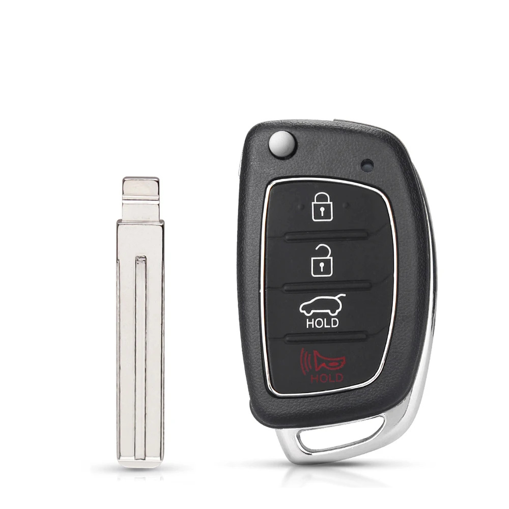 Modern 3/4 Button Folding Key Shell New Model Ix25/Ix35 Langdong New Santa Fe Folding Remote Control Replacement Shell
