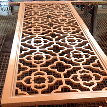 广州源头工厂直销新款CNC切割密度板镂空通花板 欧式木雕花格屏风