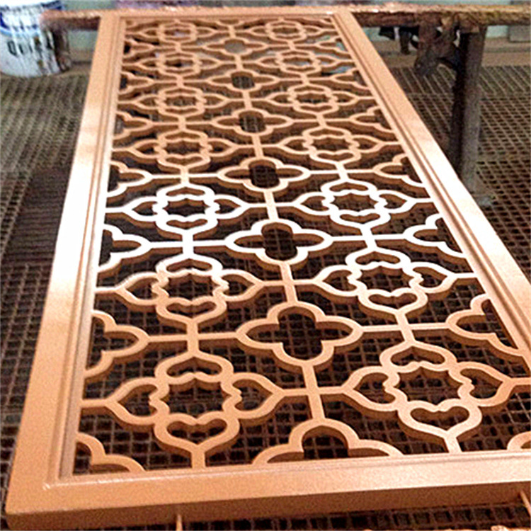 广州源头工厂直销新款CNC切割密度板镂空通花板 欧式木雕花格屏风