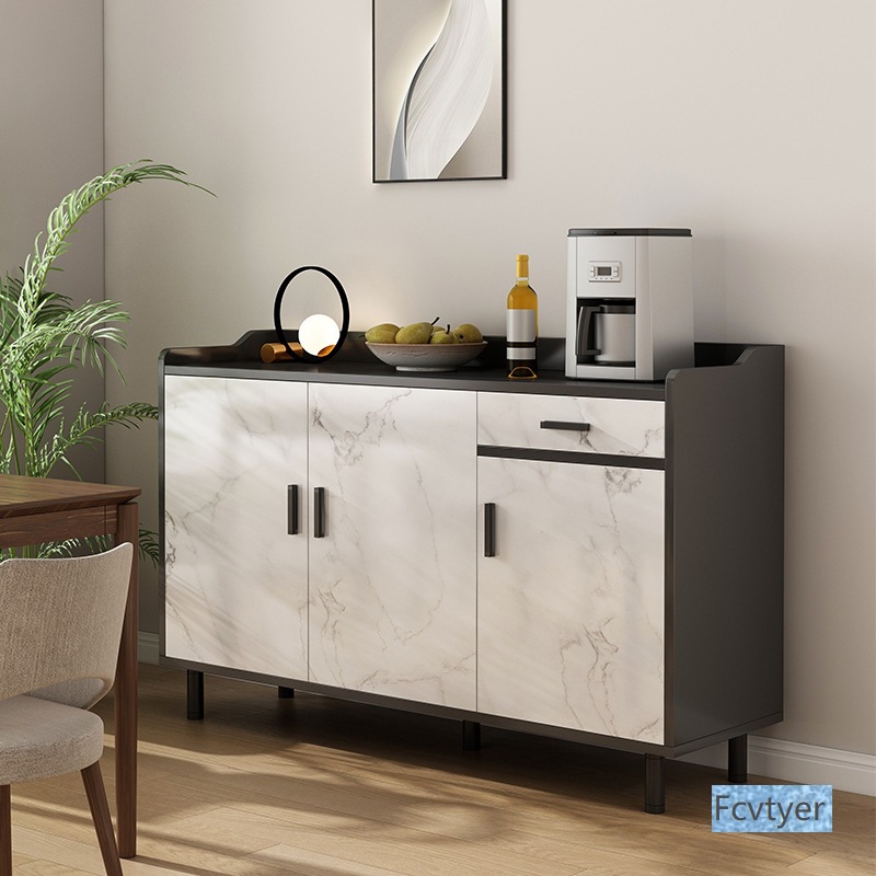 Yixinglin Tea Cabinet Modern Simple Tea Bar Machine Living Room Storage Integrated Home Dining Side Cabinet Storage Cabinet Storage Cabinet