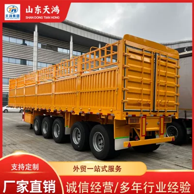 Manufacturers Produce and Produce Cross-Border Sales of Box-Type Heavy Bulk Cargo Transport Semi-Trailers and Trailers with Worry-Free and Guaranteed After-Sales Service