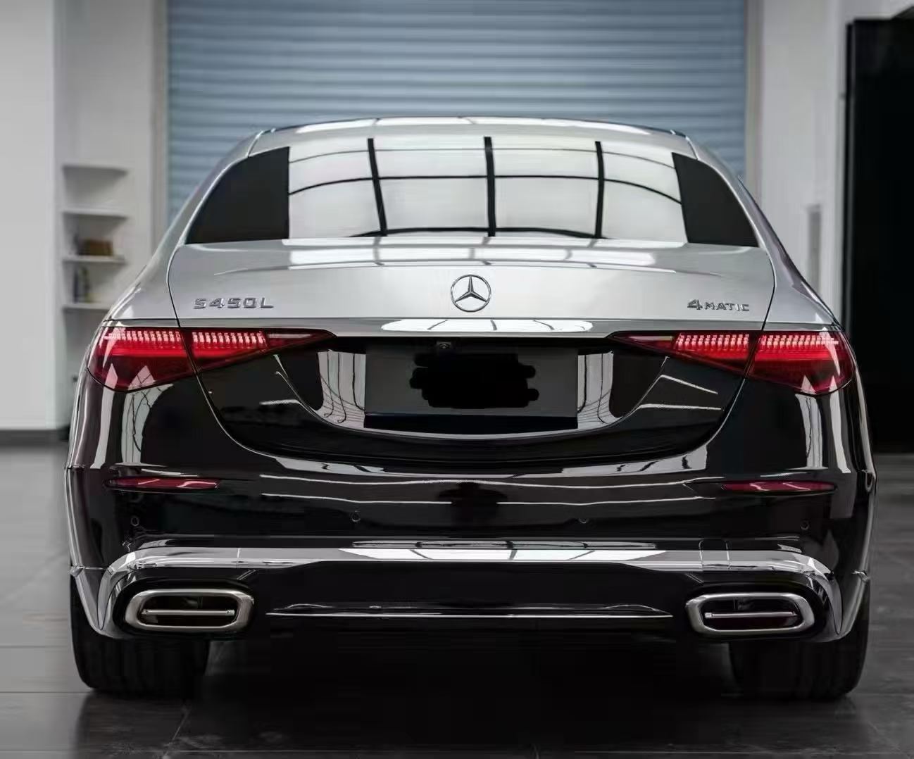Suitable for 21-25 Mercedes-Benz S-Class modified W223 Maybach front and rear bumper, full grille surround kit
