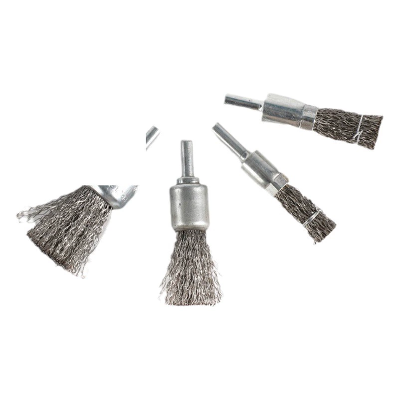 Девять лошадей проволочные ручки щетки плоские колеса щетки с ручкой шлифовальные головки с медной проволокой электрошлифовальные фитинги типа ручки для удаления ржавчины