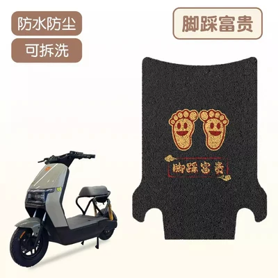 Standard Electric Vehicle Waterproof Foot Pads, Electric vehicle foot mat - step-on-wealth-high-quality-silk-circle-waterproof-and-dustproof