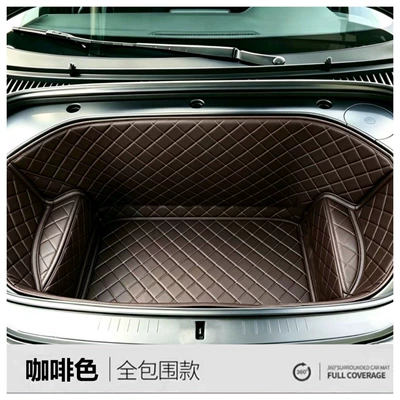 Trunk Mat and Front – Trunk Mat - brown-diamond-pattern-front-trunk-mat-byd-sea-lion-06-new-energy-vehicle-pure-electric