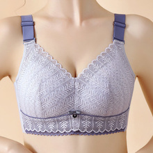 无磁内衣女电子厂聚拢无钢圈大胸显小过安检薄款全罩杯上托文胸罩
