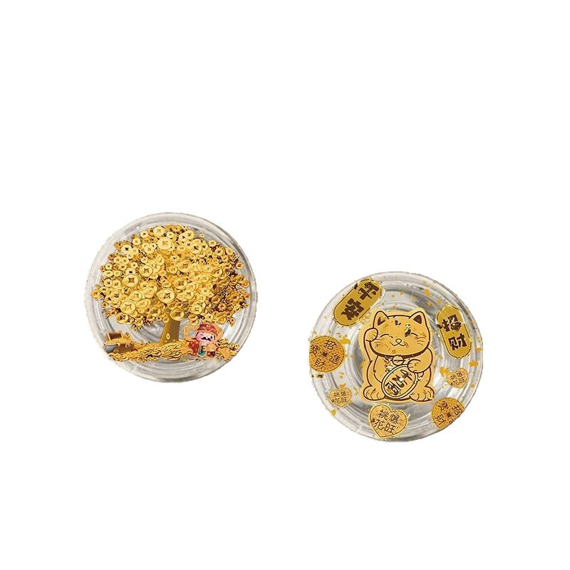 La caja de dinero creativa del soporte de airbag para teléfonos móviles pegado 360 rotación telescópico perezoso persiguiendo la mesa