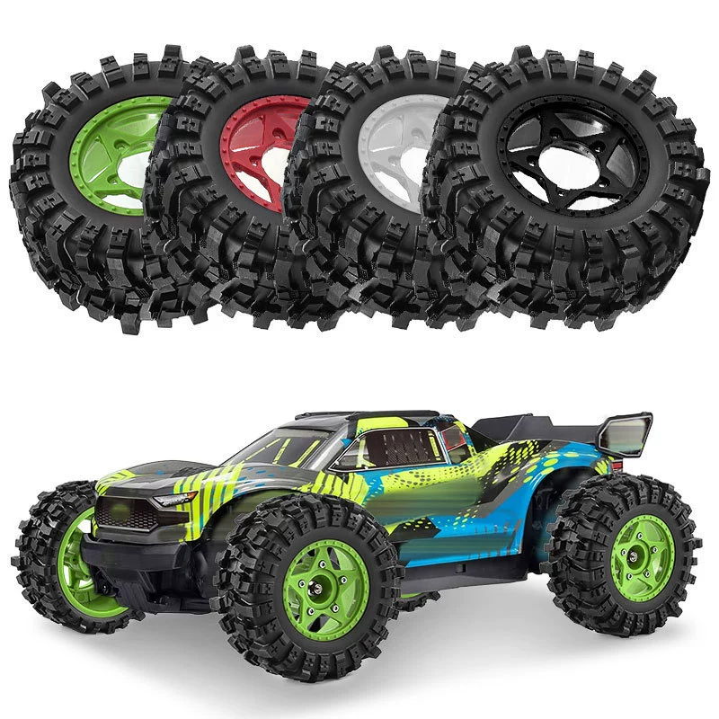 Короткие шины 1/10 со сменными переходниками 12/14/17 мм для ARRMA Senton и TRX Slash W316