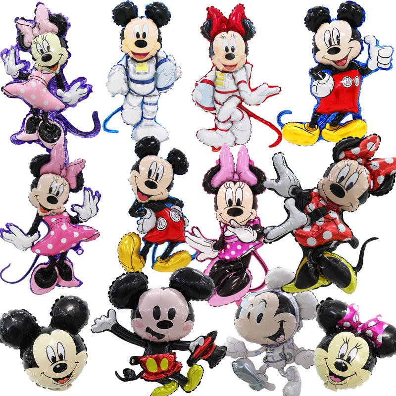 Authentic DSN Mickey and Minnie Series Aluminum Foil Balloons for Children's Birthday Party Scene Decoration