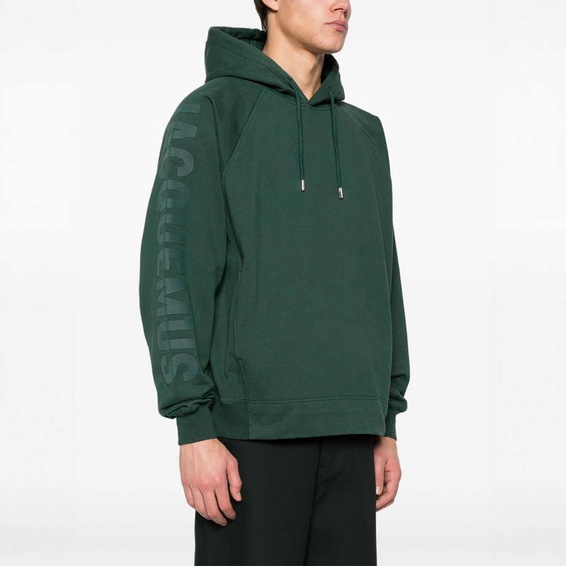 26 Years Early Autumn Jacquemus Long-Sleeved Sweatshirt Drawstring Hood Men's Casual Loose Hoodie Unisex Style