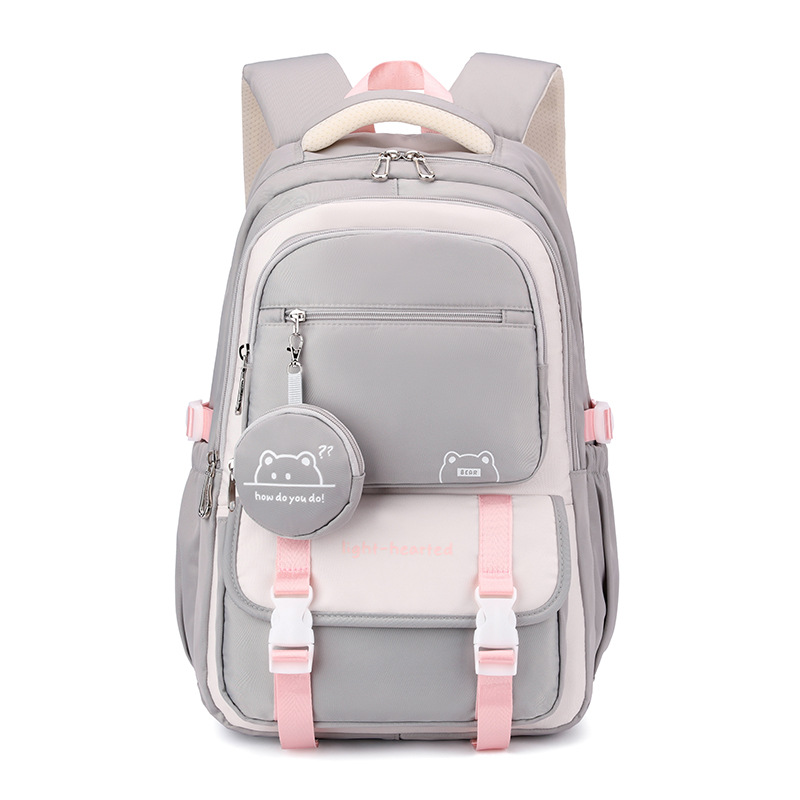 Mochila Escolar Casual para Niñas de Secundaria, Diseño de Pez Natural, Mochila de Gran Capacidad y Alta Calidad, Venta al por Mayor para Estudiantes de Primaria