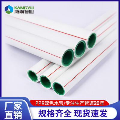 双色ppr管 ppr水管家装工程自来水管dn20 25双层PPR水管热水管|ms