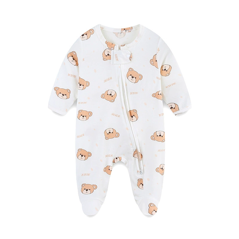 Children's summer summer clothing for new born, cute overall with zipper