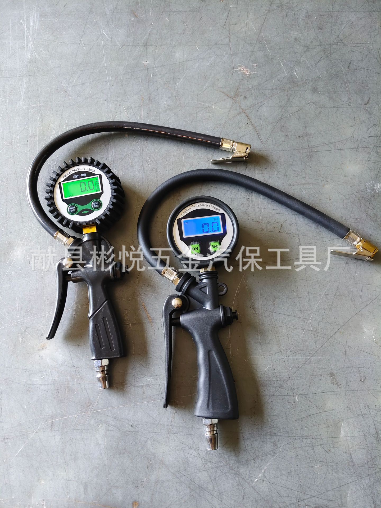 Handheld Electronic Digital Tire Pressure Gauge, Car Tire Pressure Gauge with Air Gun, Car Tire Pressure Monitoring Air Pressure Gun