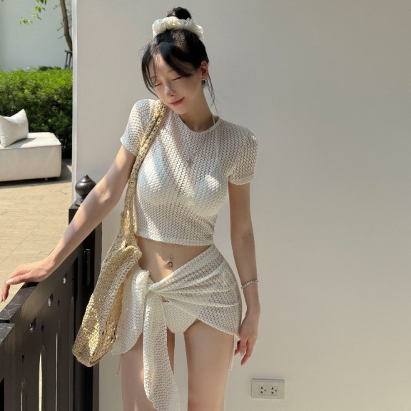 Koreya uslubi yuqori sifatli kichik ko'krak bikini - Plyaj va spa mayosı