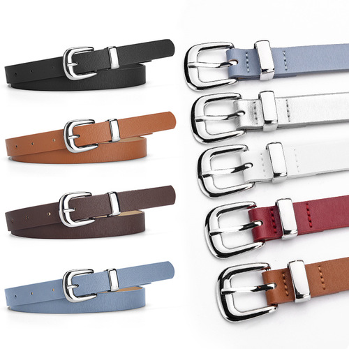 Women's High-Grade Style Simple Decorative Clothing Belt Versatile Student Youth Four Seasons Multi-Color Women's Belt Wholesale