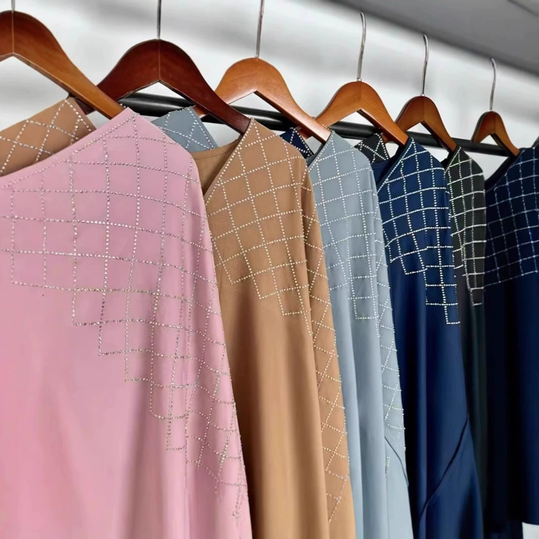 Новинка лета 2025: Элегантное женское платье-роба из сетки с стразами Hotfix, премиум-класса, в юго-восточноазиатском стиле, для трансграничной торговли на Amazon.