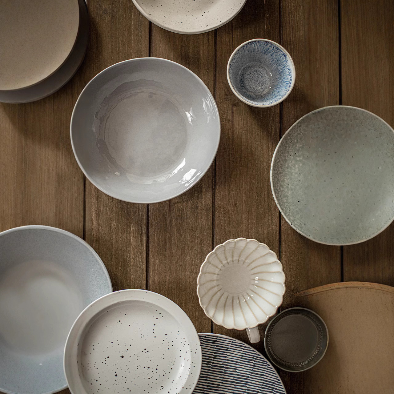 Ataque de bienestar [colección especial de varios productos únicos] plato de cerámica vintage plato de sopa doméstica tazón de fideos taza ligeramente defecto