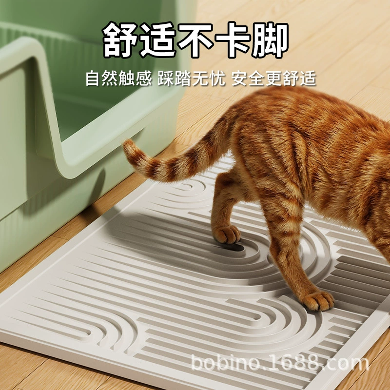 Коврик для кошачьего туалета из полипропилена напрямую от производителя, предотвращает разбрасывание наполнителя, не задерживает наполнитель, легко очищаемый, товары для кошек