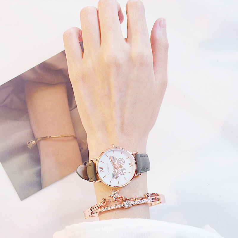 Green Watch + Star Bracelet