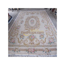 纯羊毛机织长条仿手工中式地毯纯色卧室特价包邮