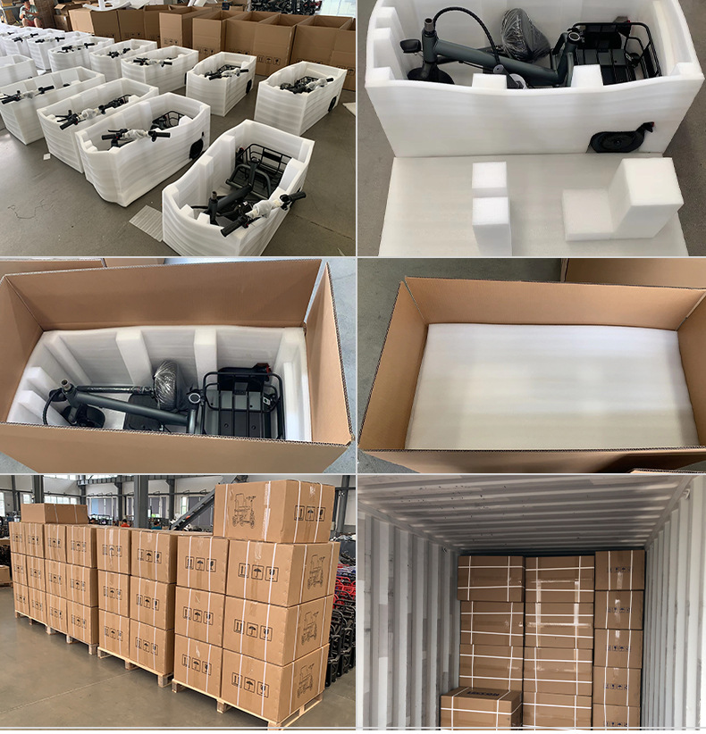 Exported to the United States, Aluminum Alloy Folding Three- or Four-Wheeled Electric Scooters for the Elderly, Household Electric Vehicles for Disabled People, and Power-Assisted Battery Vehicles