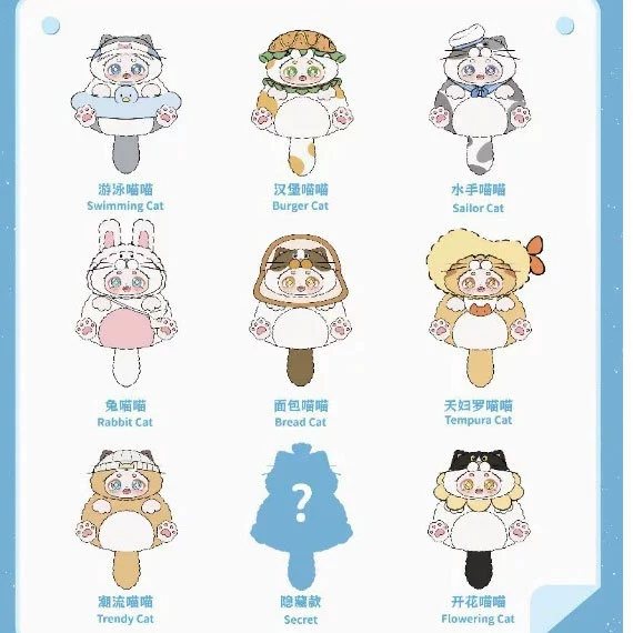 Подлинный, новый, спот Qila Meow Meow House 600%, плюшевый рюкзак, серия, закрытая коробка, целая коробка, торцевая коробка, модные игрушки