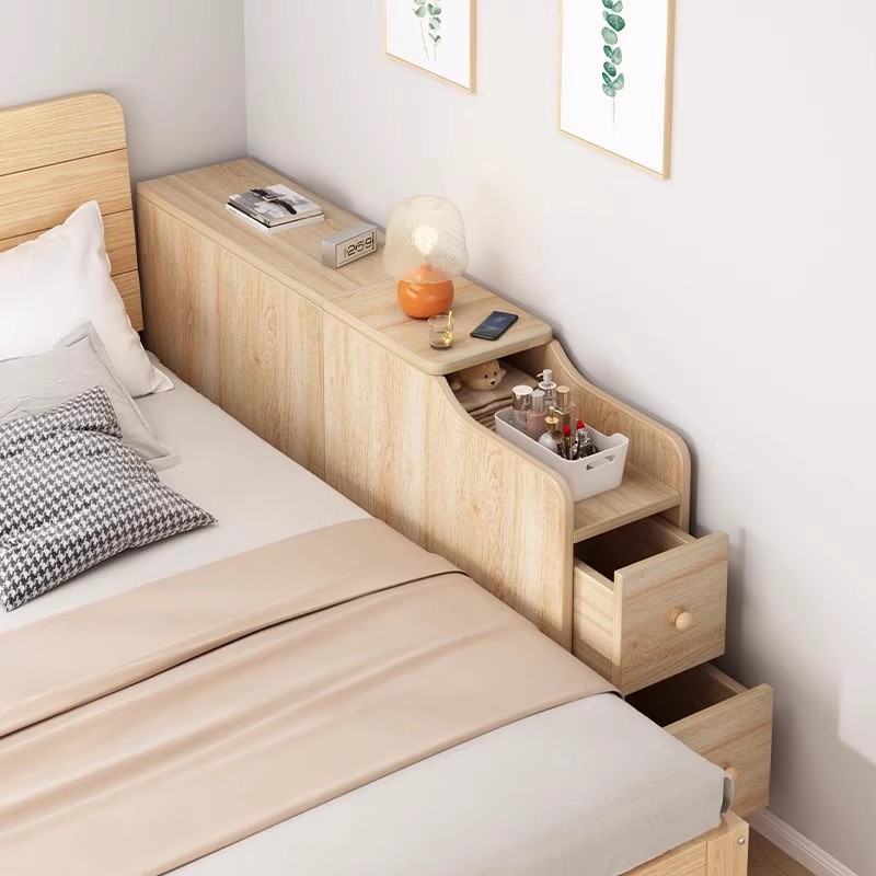 Bedside Table Bay Window Cabinet Sandwich Simple Low Cabinet Modern Minimalist Bedroom Home Storage Locker Bedside Storage Cabinet