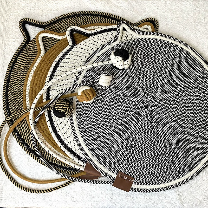Тканая износостойкая игрушка для сна, кот, можно стирать, для питомца