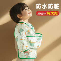 子供用上着、ベビー用食事用エプロン、防水防汚エプロン、離乳食エプロン、軽量長袖