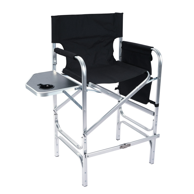 [Daxuan Outdoor] Silla de director de campamento de montaña plegable Silla de camping Mesa de respaldo de malla Silla de playa de tela Oxford