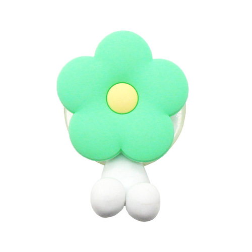 Creative flower cartoon children's toothbrush holder without punching wall-mounted bathroom storage rack electric toothbrush storage rack