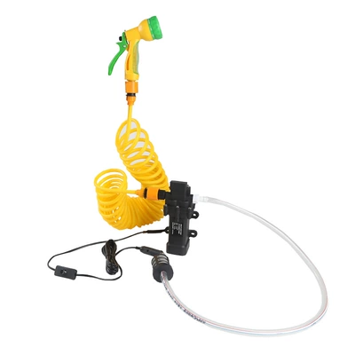 Portable car washer, multi-functional outdoor 12V car cigarette lighter adapter, high-flow low-pressure car washing machine