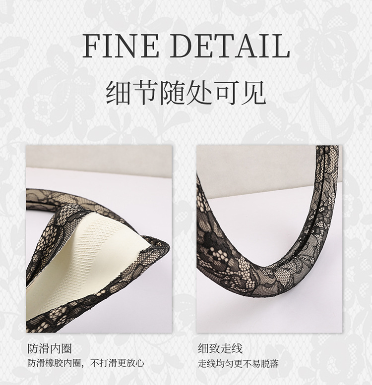 New Car Steering Wheel Cover for All Seasons and Summer, Non-Slip, Universal Fashionable Lace Female Cute Handlebar Cover, Cross-Border Supply