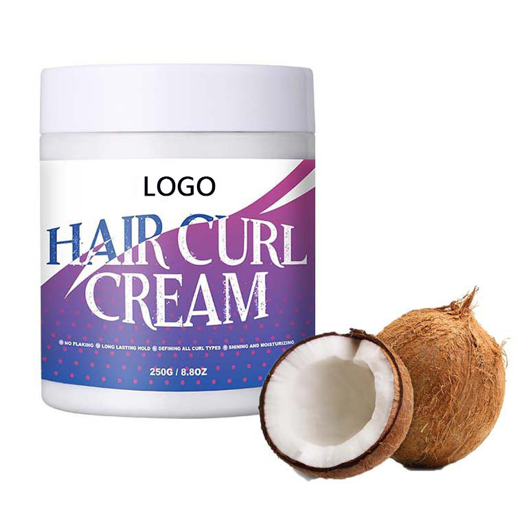 Transfronterizos para la crema de cabello de rizos OEM procesamiento duradero molde de fábrica de molde flujo OEM etiqueta personalizada