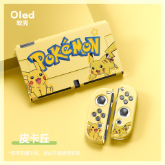 Switch oledクレヨンしんちゃん保護カバー分割式ns彩色ソフトケースtpuフロストカラーシェルピカチュウ
