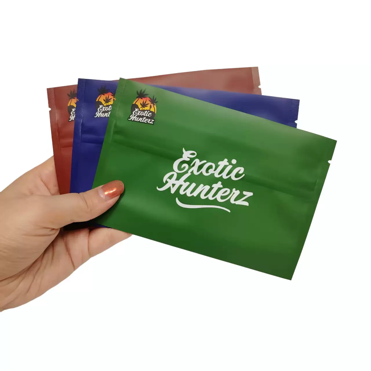 厂家定制数码印刷站立防臭袋3.5g烟草包装防儿童拉链自立袋