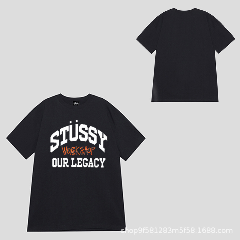 STU 25SS 新品 STU 高品質純綿 男女同型半袖Tシャツ トレンドブランド服|undefined