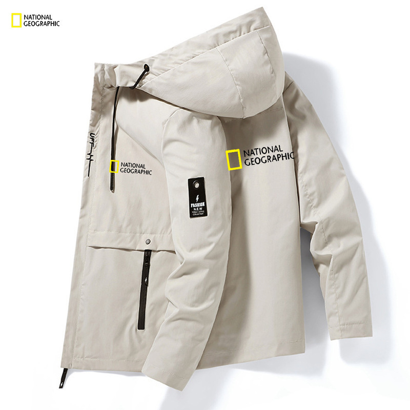 Men's Spring and Autumn Jackets Trendy Casual Aliexpress Dropshipping Hooded Zipper Spring and Autumn Jackets National Geographic Men's Spring and Autumn Jackets Trendy Casual Aliexpress Dropshipping Hooded Zipper Spring and Autumn Jackets National Geographic