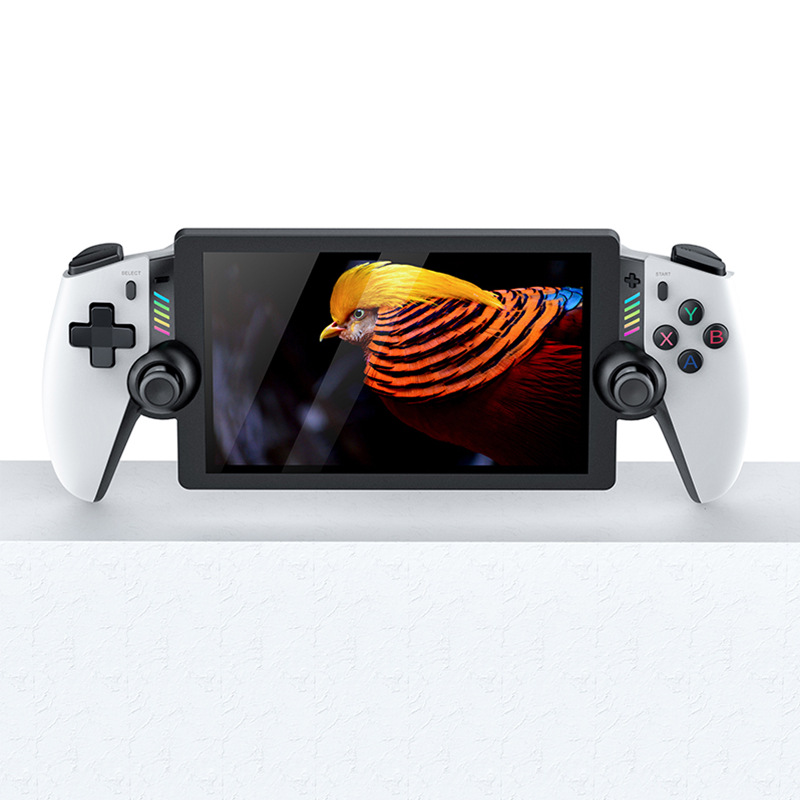 外贸跨境新款M28开源掌上游戏机7英寸IPS屏可玩PS2游戏掌机连电视