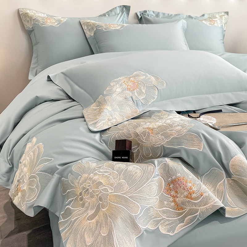 FILON VIRO bed four-piece cotton long-staple cotton embroidery light luxury high-end bedding kit