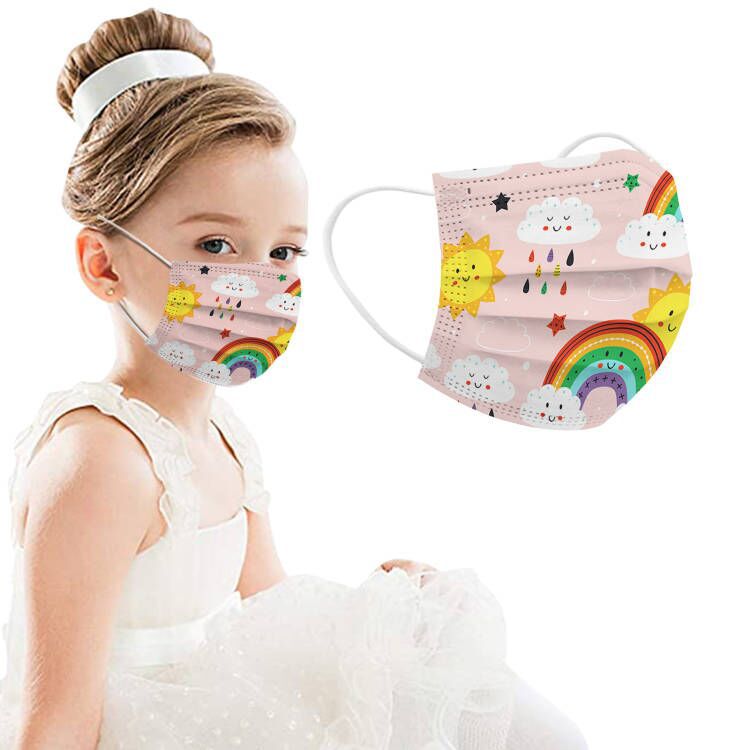 Disposable children's cartoon respiratory breathable medical mask