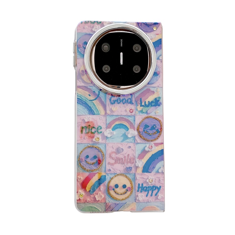 マテックス6携帯電話ケースマテックス5グリッターエアバッグ落下防止保護カバー折りたたみオールインクルーシブHuaweiに適したラッキーガール|undefined