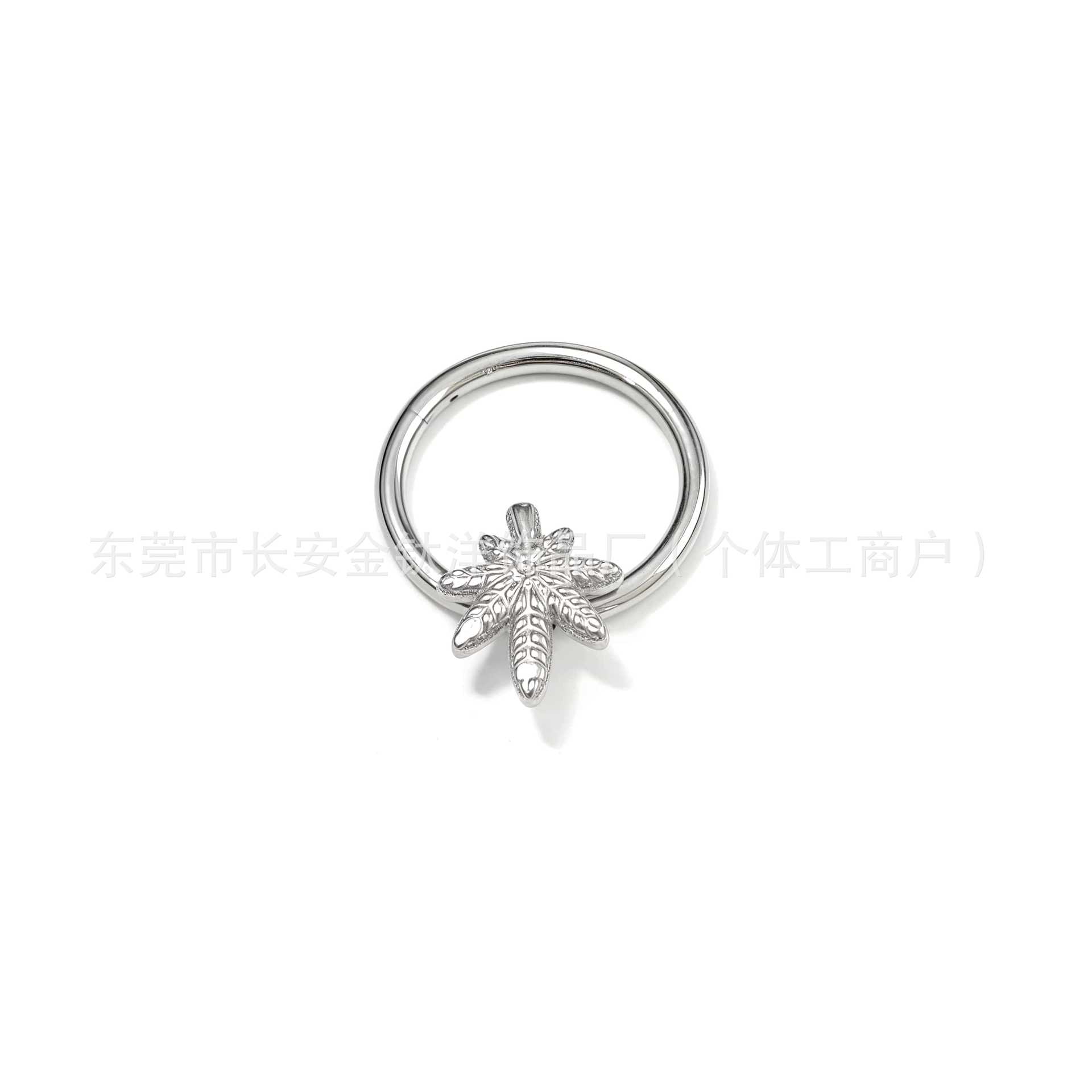 Labret piercing jewelry detail image