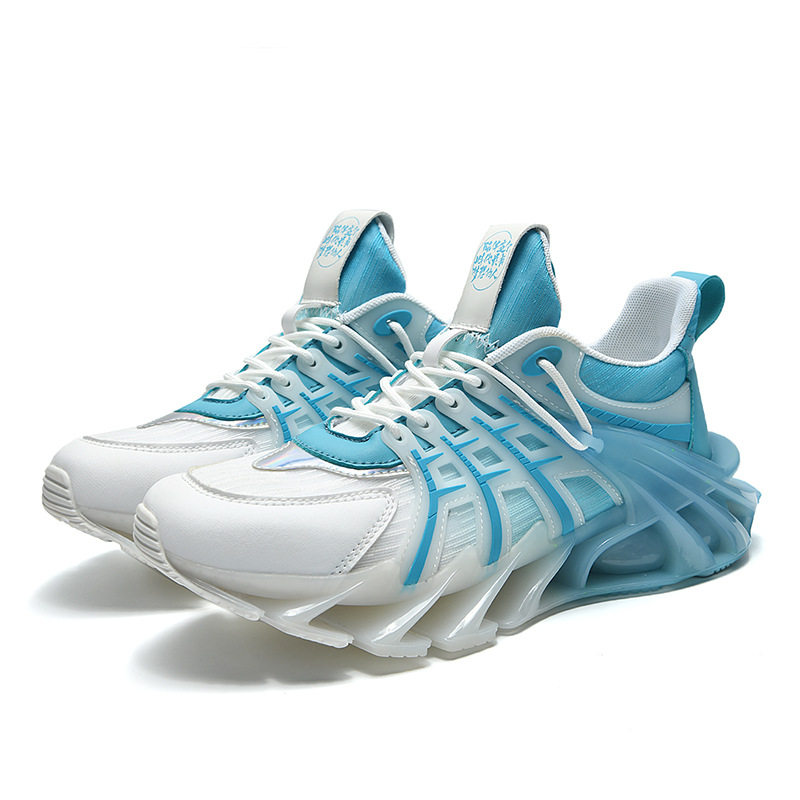 Modas clásicas de cuatro estaciones Blade Running Shoes de alta resistencia al desgaste, zapatos de correr de hombre respirables