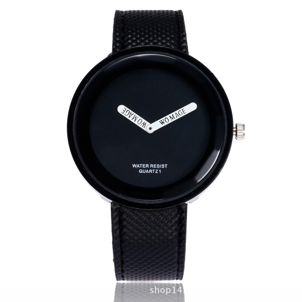 Quartz Movement Casual Solid Color Buckle Quartz Women's Watches