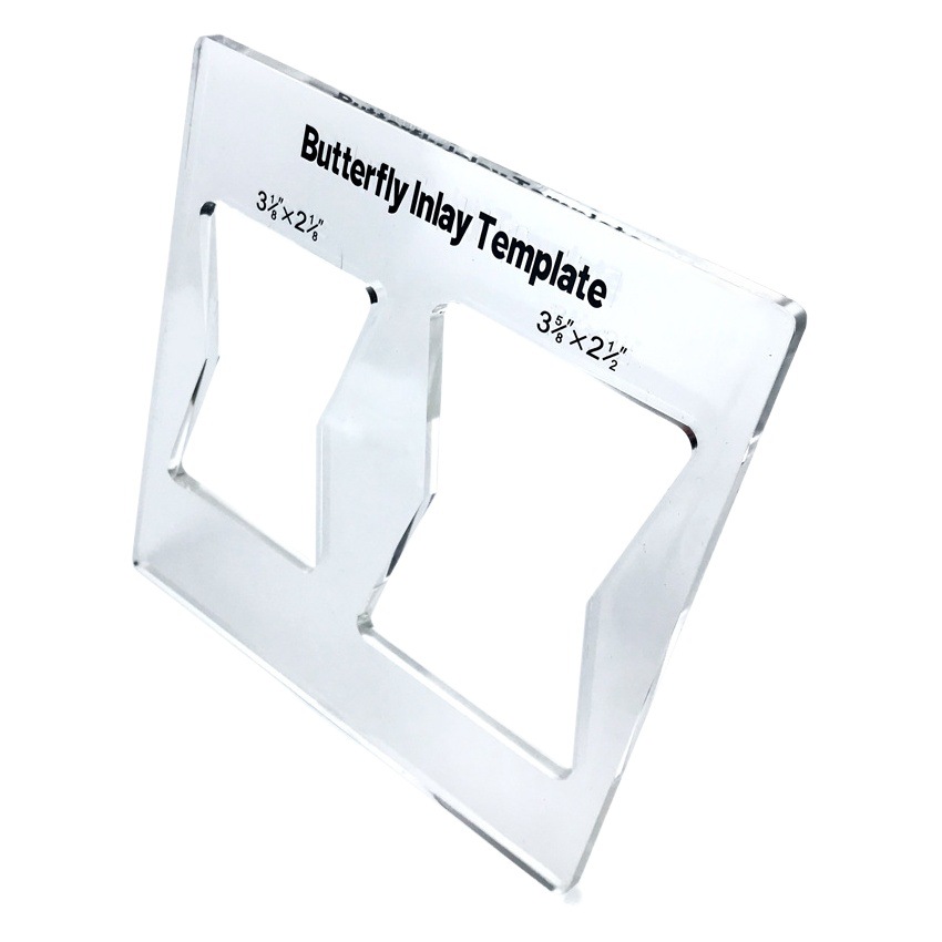 Plantilla de incrustación de mariposa | Plantilla de incrustación de mariposa para enrutador y plantilla de decoración